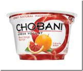chobani blood orange